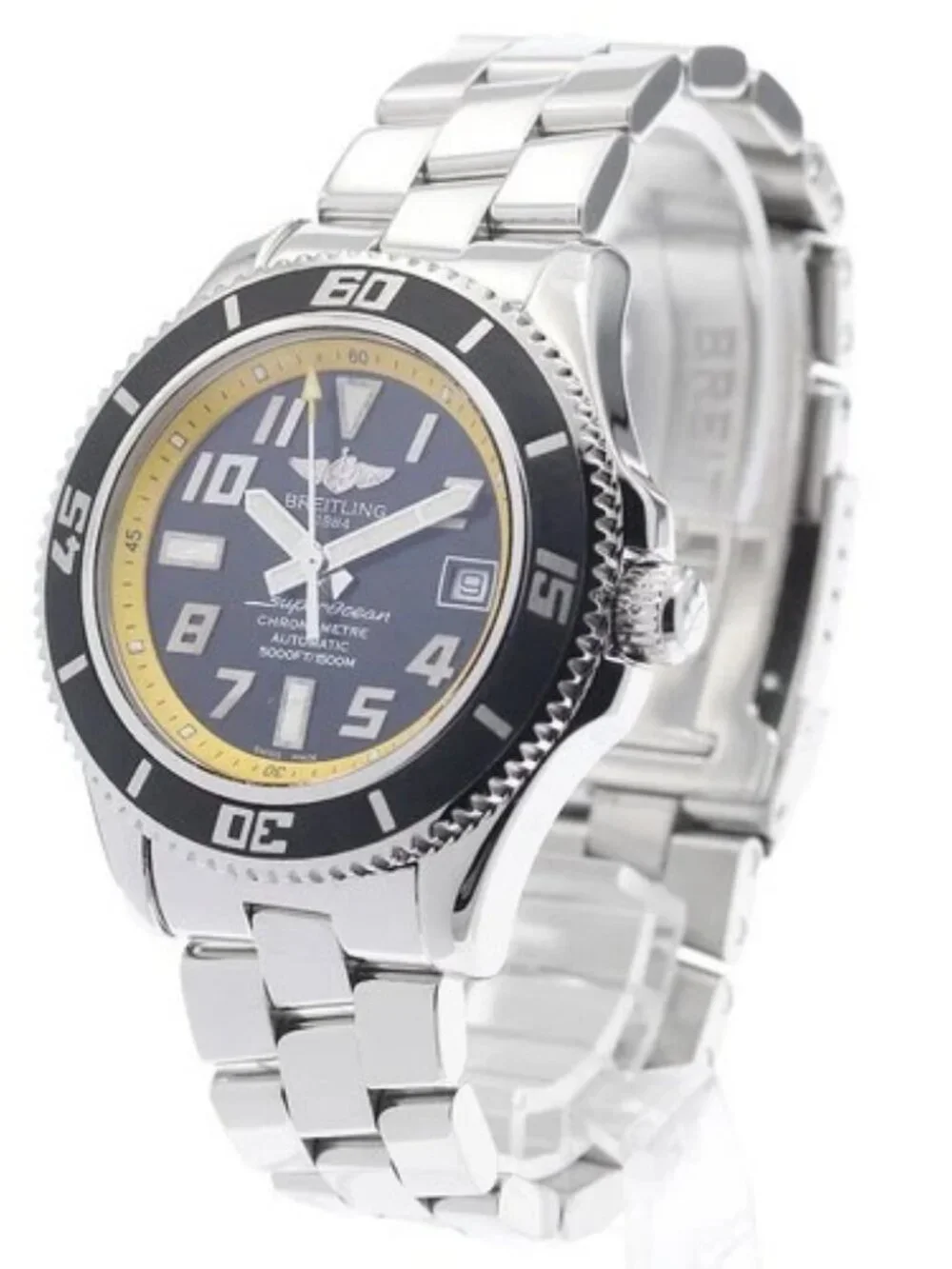 BREITLING Super Ocean 42 A17364 Date black Dial Automatic Men's Watch_945791